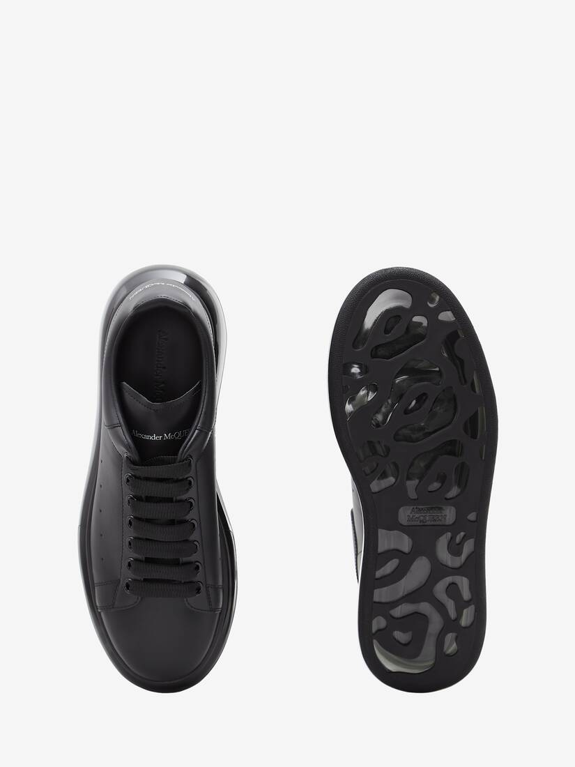Alexander McQueen Oversized Transparent Sole Black
