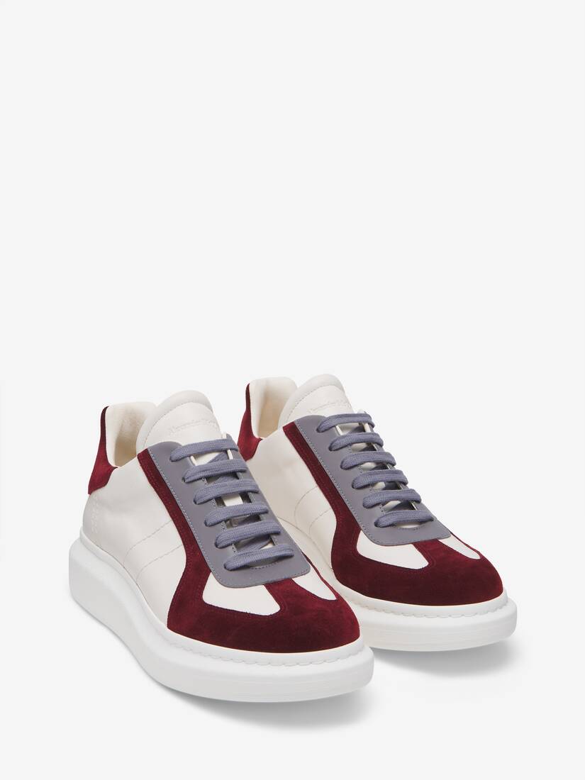 Alexander McQueen Oversized Whiteburgundygrey