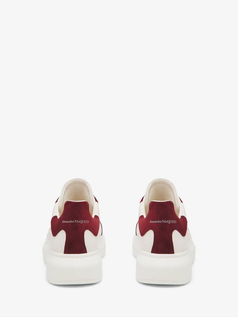 Alexander McQueen Oversized Whiteburgundygrey