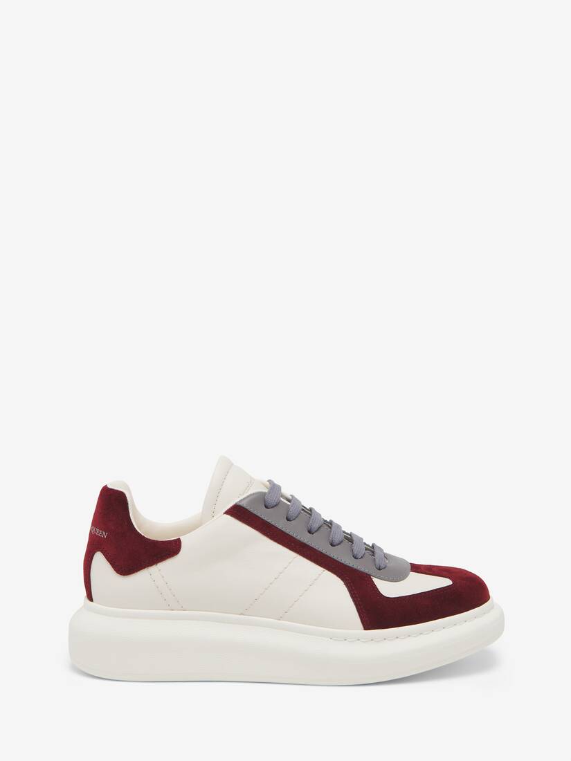 Alexander McQueen Oversized Whiteburgundygrey