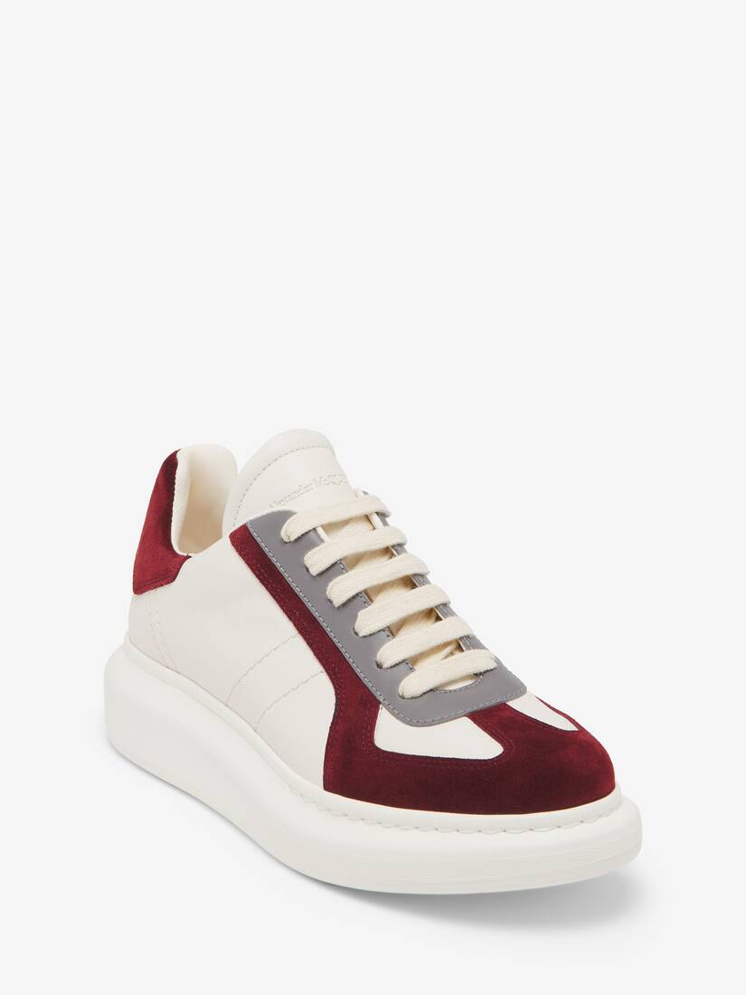 Alexander McQueen Oversized Whiteburgundygrey